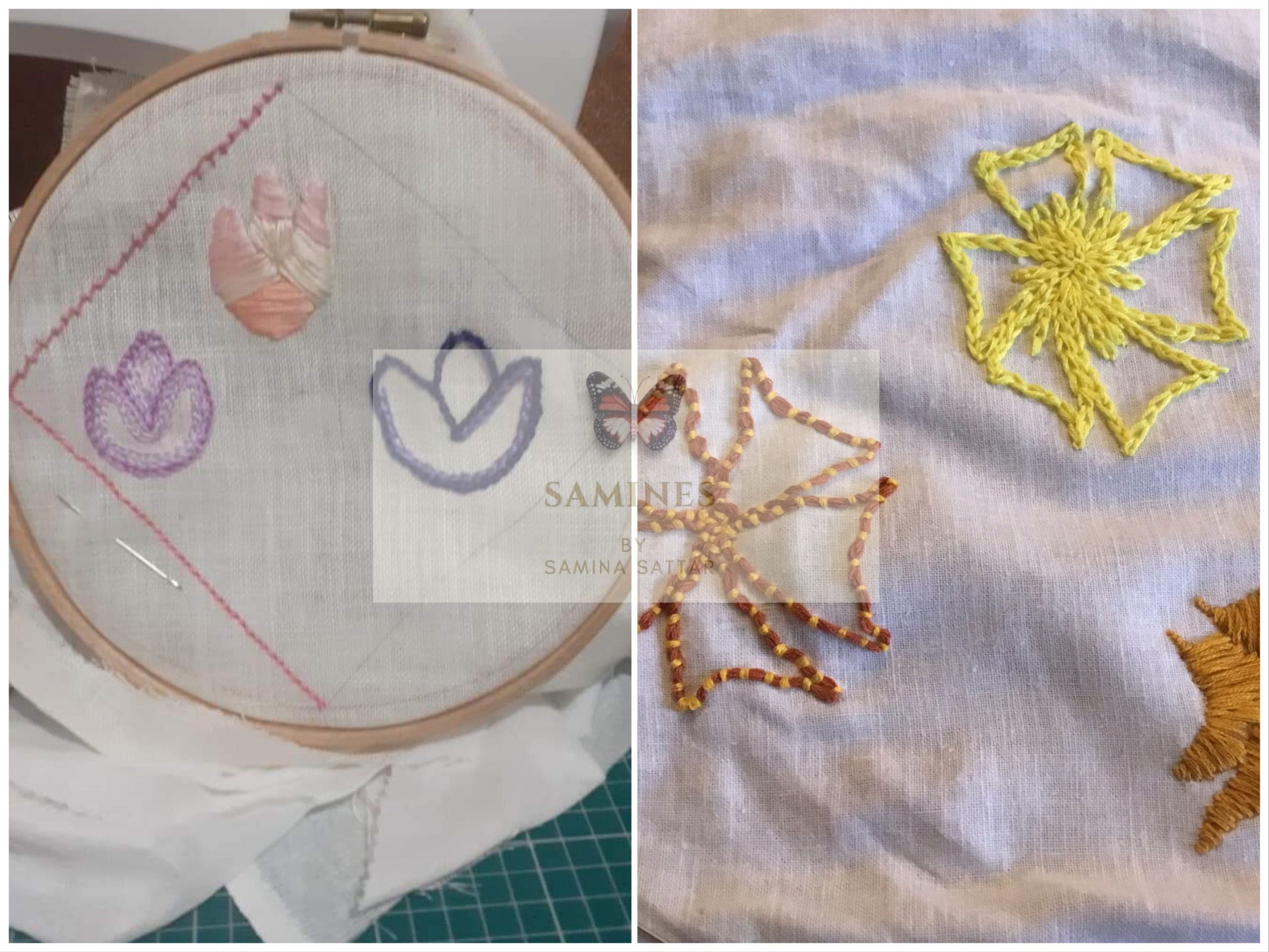 Embroidery diploma  samines