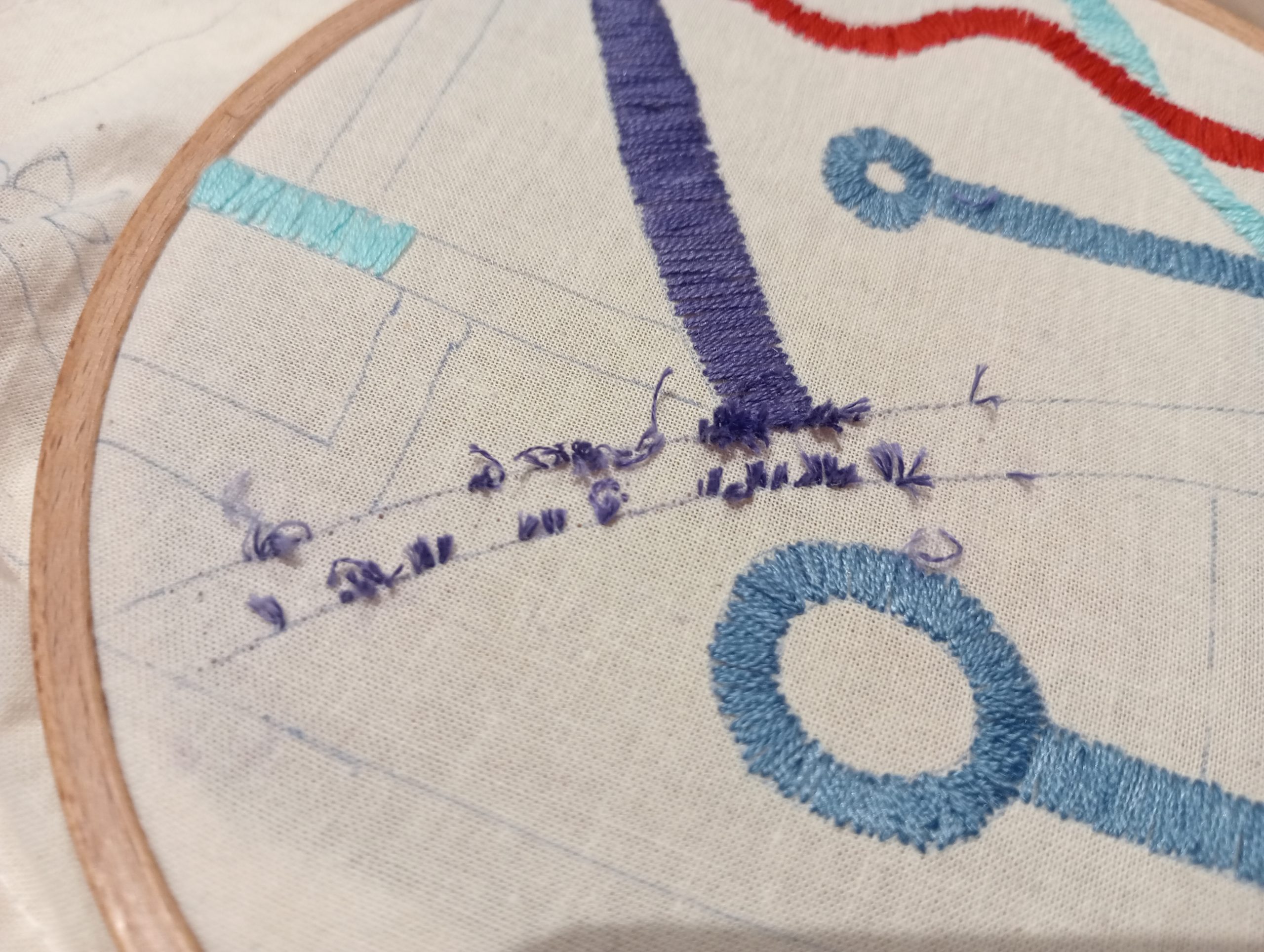 Unpicking Embroidery!